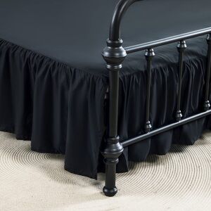14” Queen Bed Skirt-BLACK